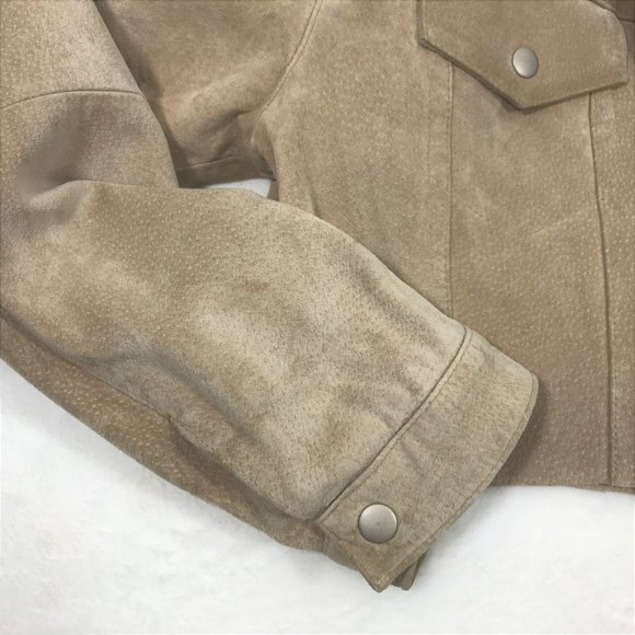Vintage Cropped Suede Jacket - Picture 9 of 15